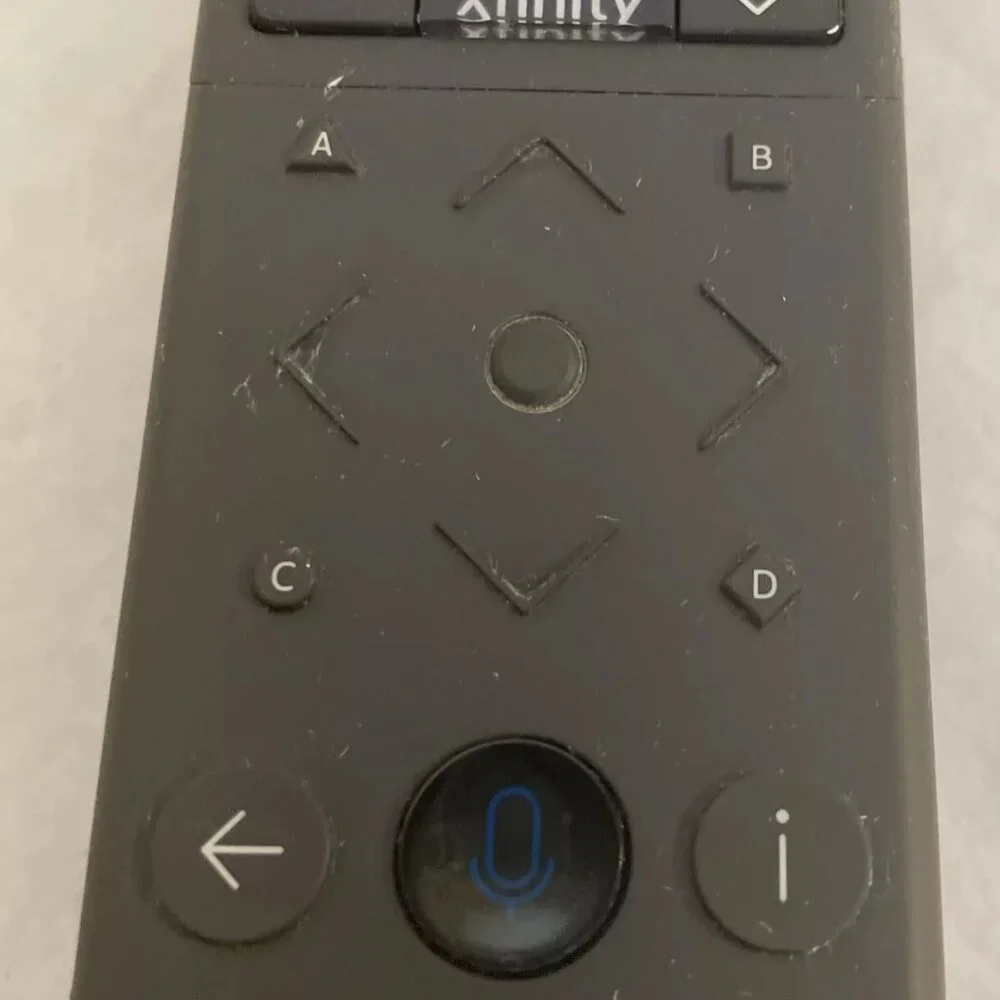 Xfinity XR15UQ XR15 TV Voice Activation Wedge Remote Control Xfinity/Comcast